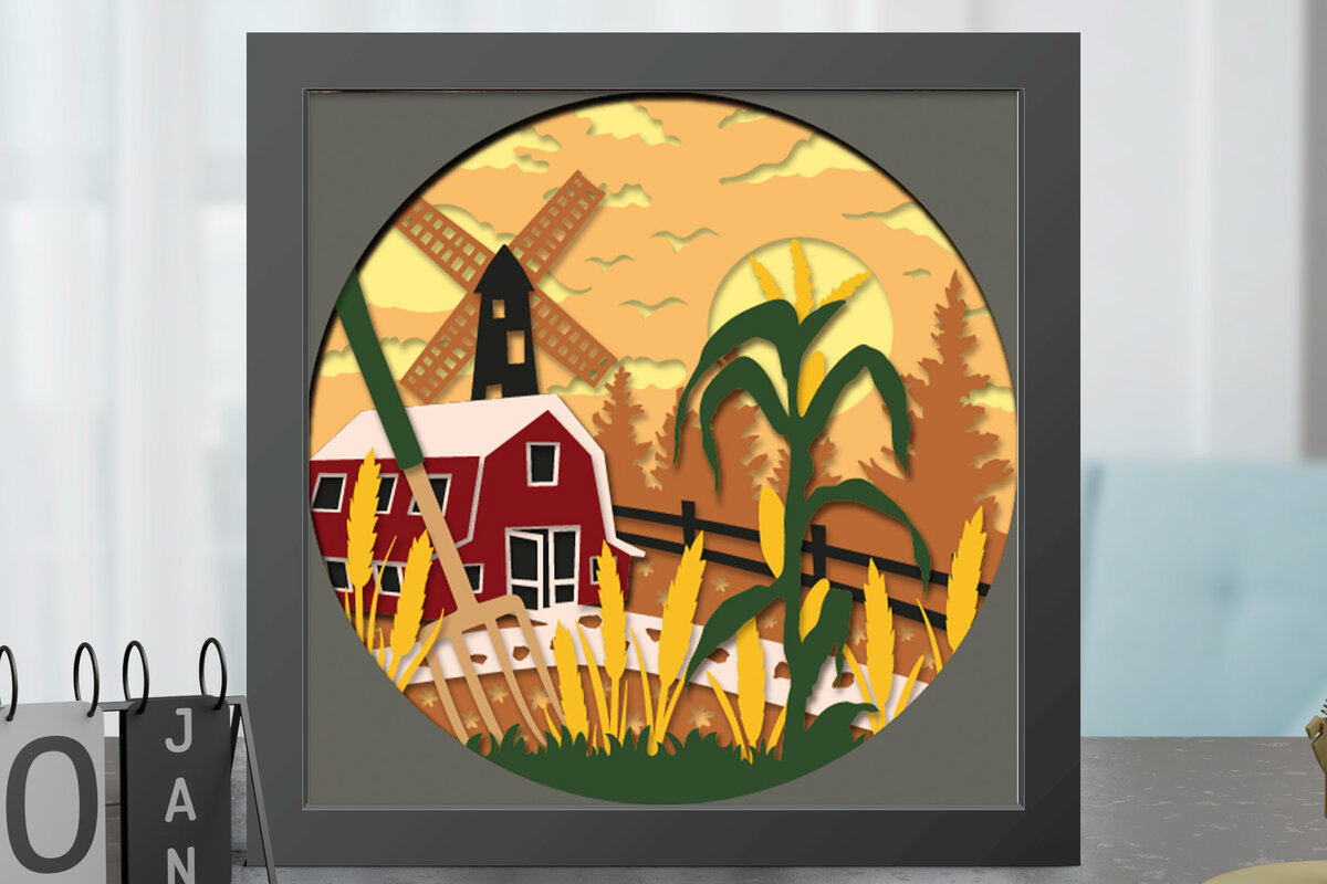 Σετ των 2 Intra απο ξύλο plywood  Χρώμα wenge 3mm-4mm πάχος - Πρότυπο Farm Shadow Box Δίασταση 8x8 cm INTRAFABR-23770193