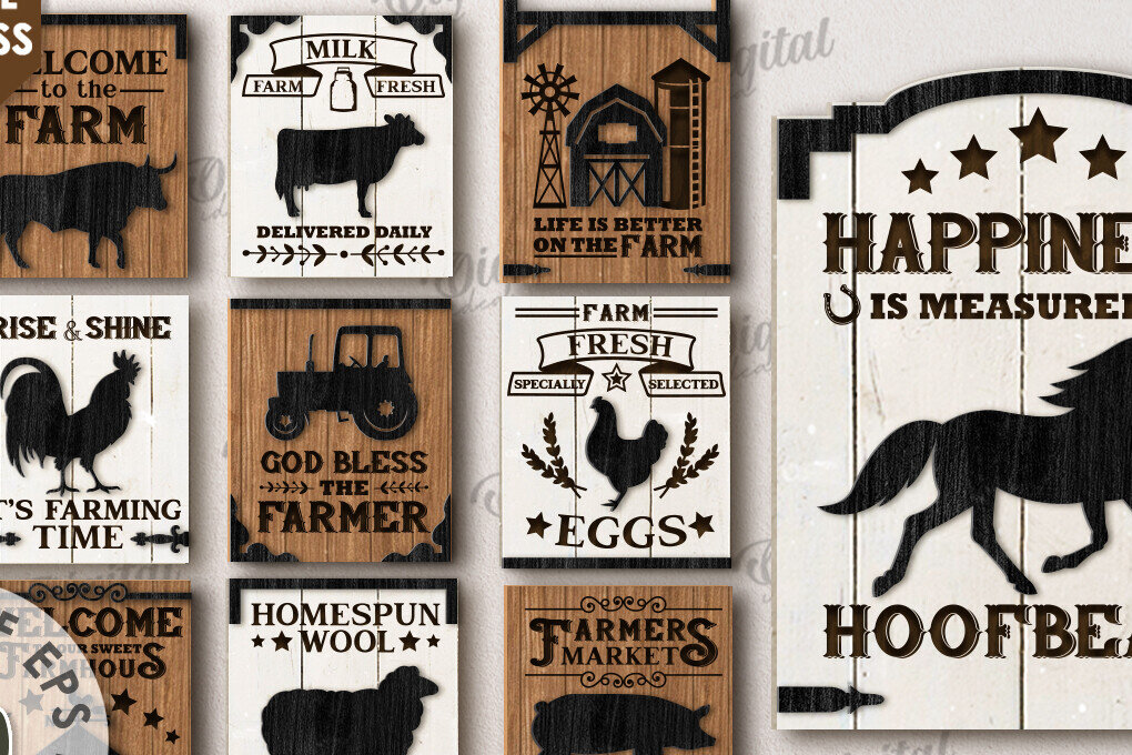 Intra απο ξύλο plywood  Χρώμα wenge 3mm-4mm πάχος - Farmer's Wall Decor Δέσμη κοπής με λέιζερ Δίασταση 30x20 cm INTRAFABR-123767408