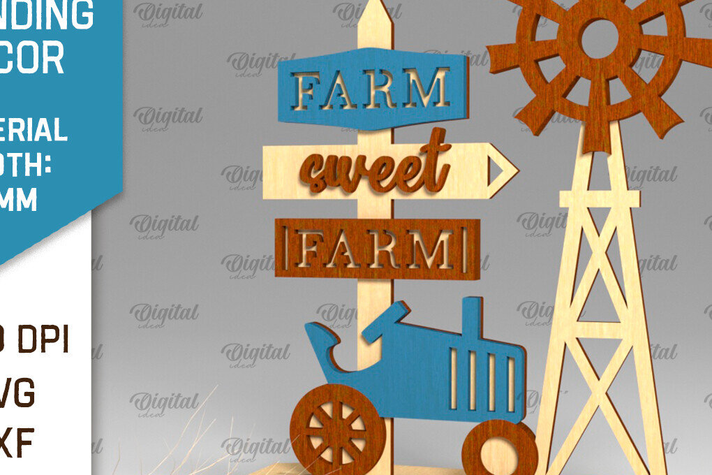 Intra απο ξύλο plywood  Χρώμα wenge 3mm-4mm πάχος - Κόψιμο με λέιζερ όρθια διακόσμηση αγροικίας Δίασταση 30x20 cm INTRAFABR-111296097