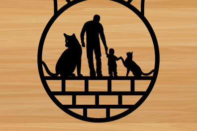 Intra απο ξύλο plywood  Χρώμα wenge 3mm-4mm πάχος - Σχεδιασμός τέχνης ών τοίχων για την ημέρα του πατέρα Δίασταση 40x50 cm INTRAFABR-107019268