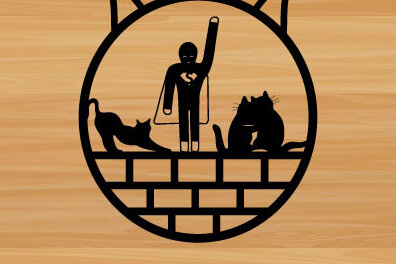 Intra απο ξύλο plywood  Χρώμα wenge 3mm-4mm πάχος - Σχεδιασμός τέχνης ών τοίχων για την ημέρα του πατέρα Δίασταση 40x50 cm INTRAFABR-107019090