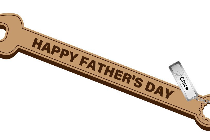 Σετ των 2 Intra απο ξύλο plywood  Χρώμα wenge 3mm-4mm πάχος - Father Day Μπρελόκ - Μπρελόκ Δίασταση 4x4 cm INTRAFABR-31248032