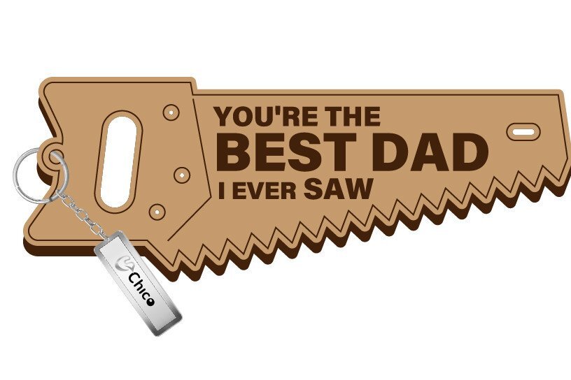 Σετ των 2 Intra απο ξύλο plywood  Χρώμα wenge 3mm-4mm πάχος - Father Day Μπρελόκ - Μπρελόκ Δίασταση 4x4 cm INTRAFABR-125083120