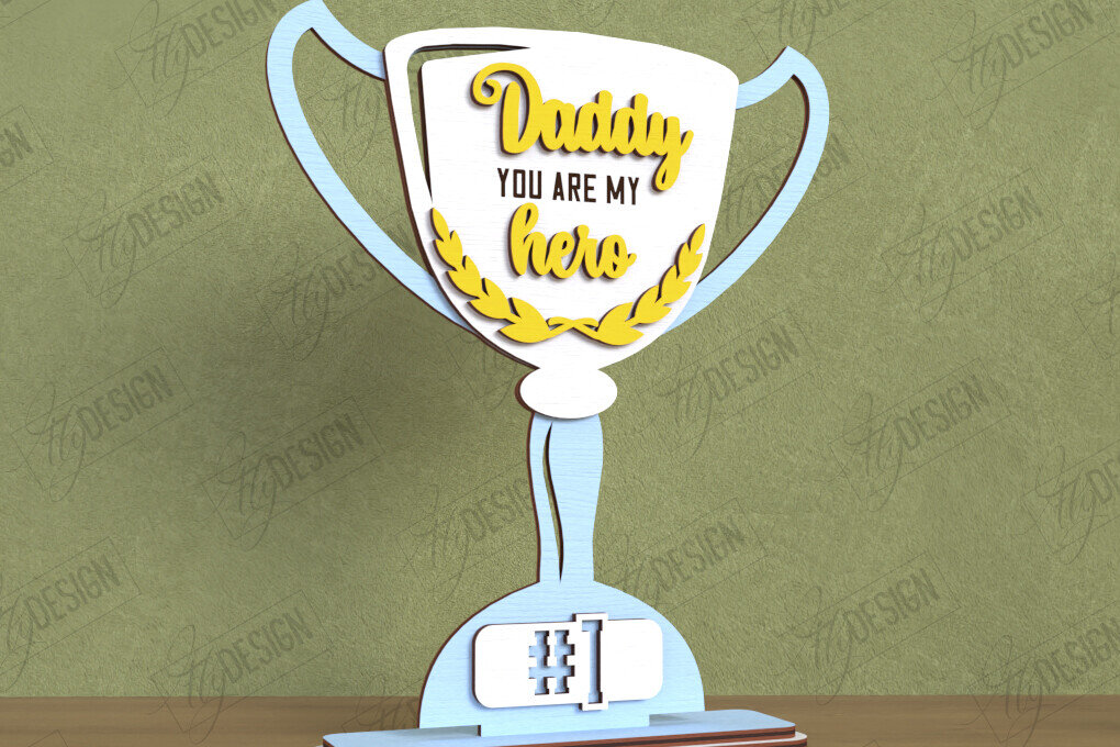 Σετ των 2 Intra απο ξύλο plywood  Χρώμα wenge 3mm-4mm πάχος - Βραβείο για την Ημέρα του Πατέρα | Εξατομικευμένο τρόπαιο Δίασταση 20x20 cm INTRAFABR-121422902