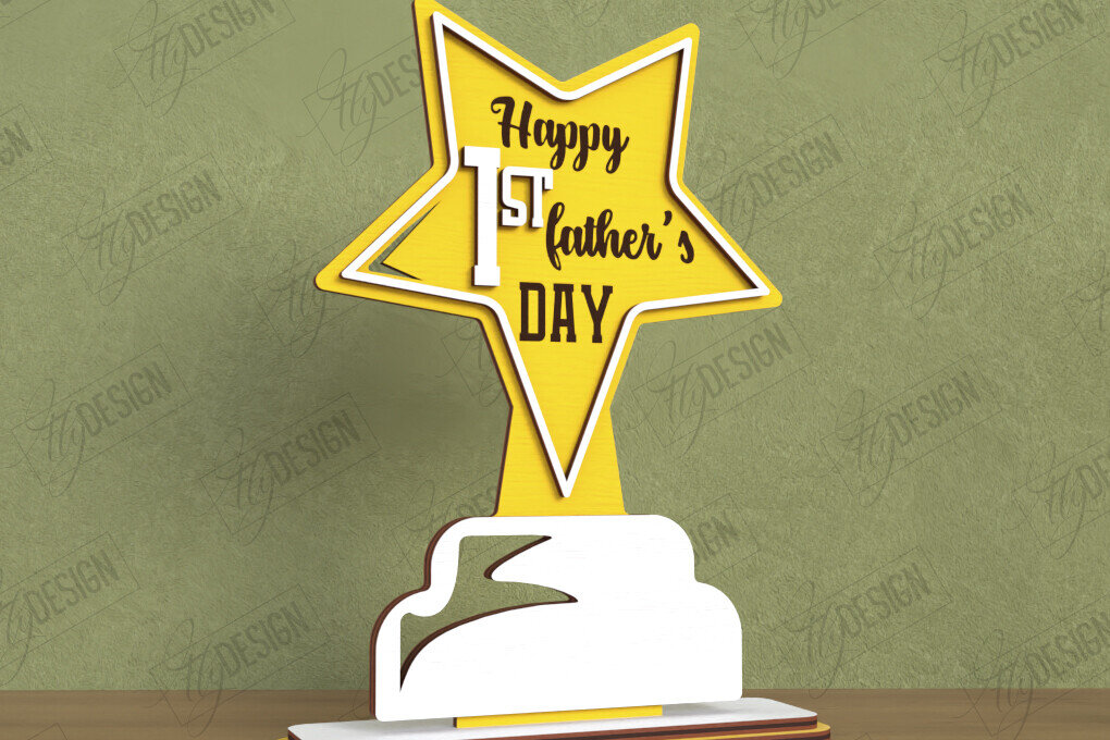 Σετ των 2 Intra απο ξύλο plywood  Χρώμα wenge 3mm-4mm πάχος - Βραβείο για την Ημέρα του Πατέρα | Εξατομικευμένο τρόπαιο Δίασταση 20x20 cm INTRAFABR-99551759