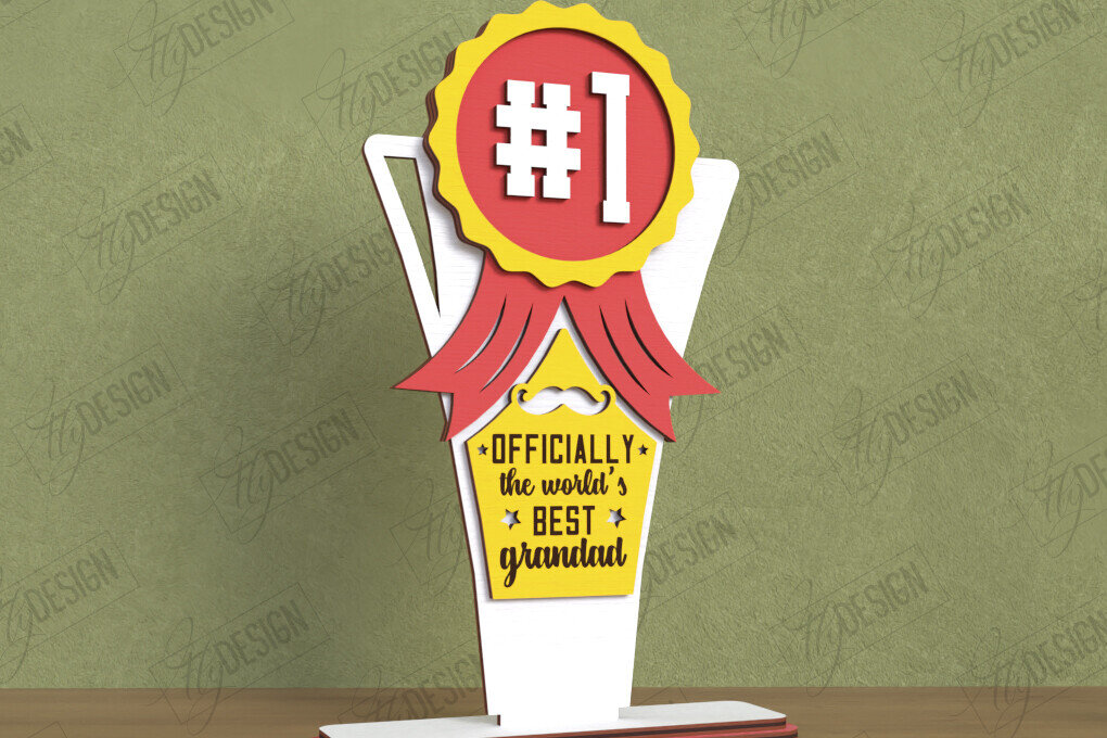 Σετ των 2 Intra απο ξύλο plywood  Χρώμα wenge 3mm-4mm πάχος - Βραβείο για την Ημέρα του Πατέρα | Εξατομικευμένο τρόπαιο Δίασταση 20x20 cm INTRAFABR-121402271