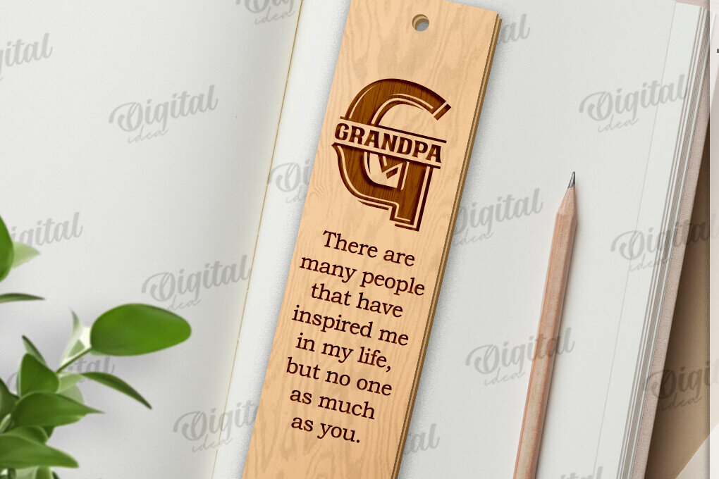 Σετ των 2 Intra απο ξύλο plywood  Χρώμα wenge 3mm-4mm πάχος - Απο σελιδοδείκτης για την Ημέρα του Πατέρα Δίασταση 5x20 cm INTRAFABR-28494311