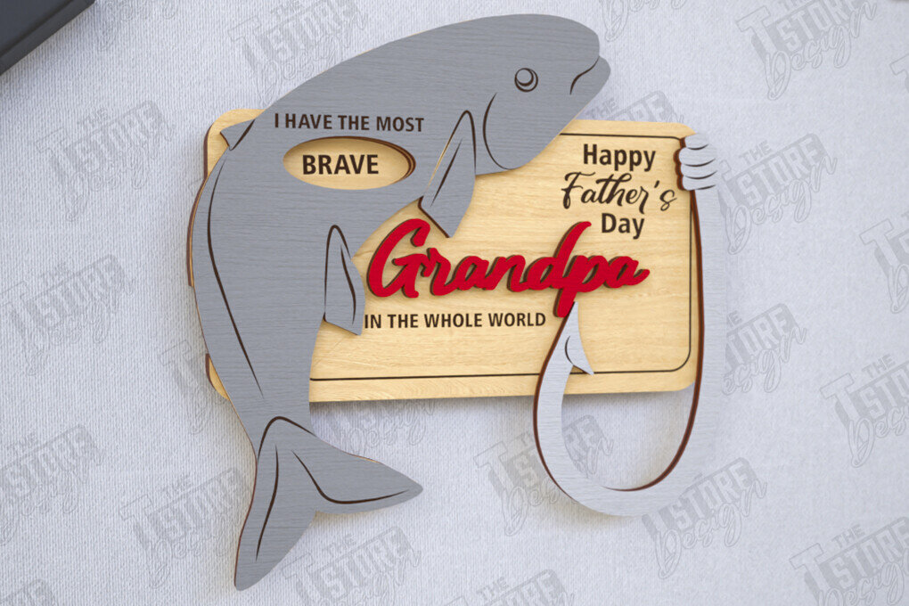 Σετ των 2 Intra απο ξύλο plywood  Χρώμα wenge 3mm-4mm πάχος - Κάρτα για τη γιορτή του πατέρα | Ιδέες για δώρα παππού Δίασταση 10x15 cm INTRAFABR-115700872