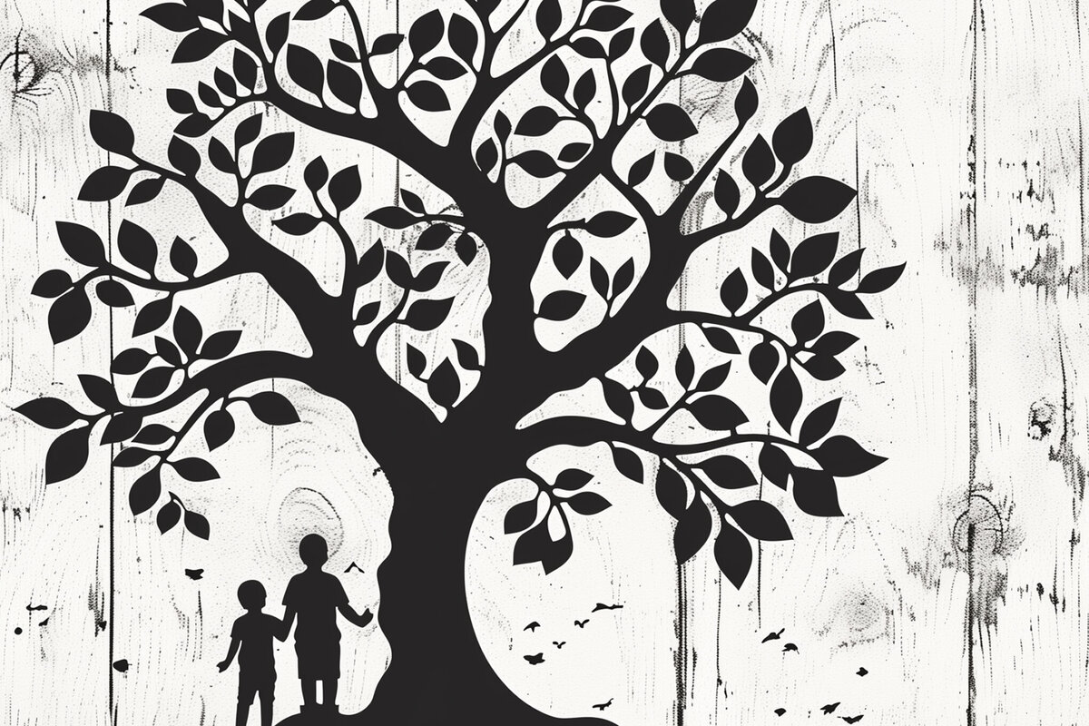 Σετ των 2 Intra απο ξύλο plywood  Χρώμα wenge 3mm-4mm πάχος - περικοπής για τη γιορτή του πατέρα Dad Tree Δίασταση 4x4 cm INTRAFABR-110501740