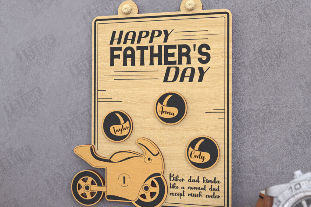 Intra απο ξύλο plywood  Χρώμα wenge 3mm-4mm πάχος - Γιορτή του Πατέρα | Οικογενειακά σημάδια Δίασταση 30x20 cm INTRAFABR-102986969