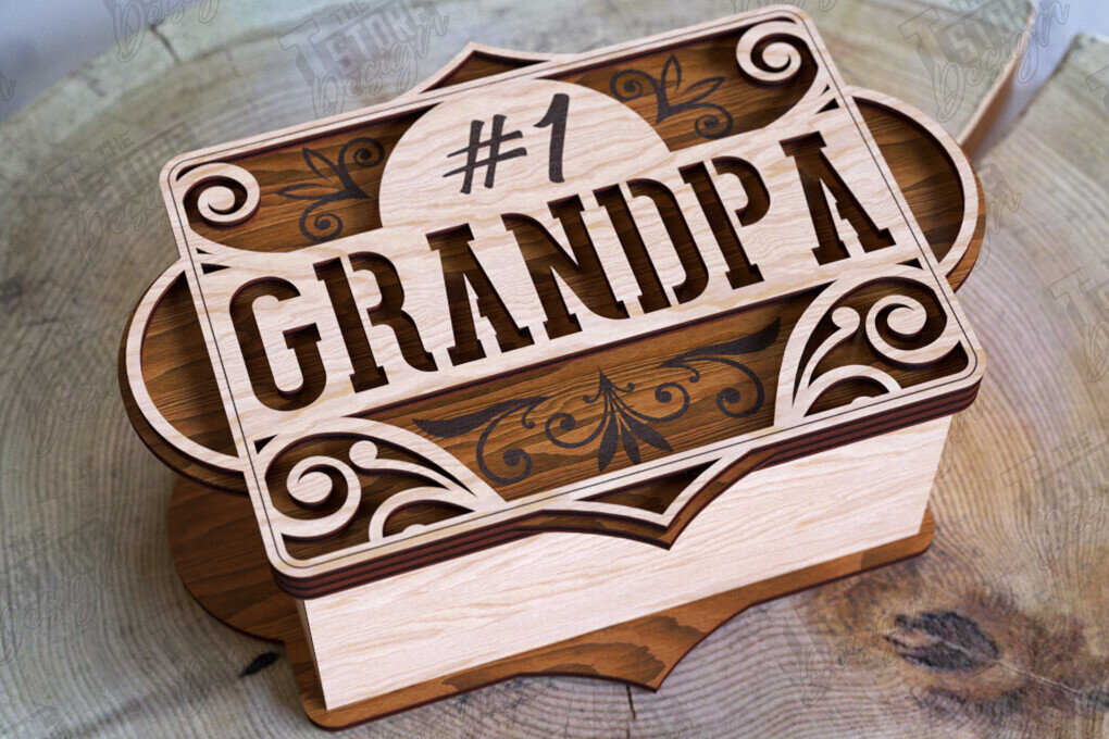 Σετ των 2 Intra απο ξύλο plywood  Χρώμα wenge 3mm-4mm πάχος - Κουτί δώρου για τη γιορτή του πατέρα | Ξύλινο κουτί δώρου Δίασταση 15x15 cm INTRAFABR-99144650