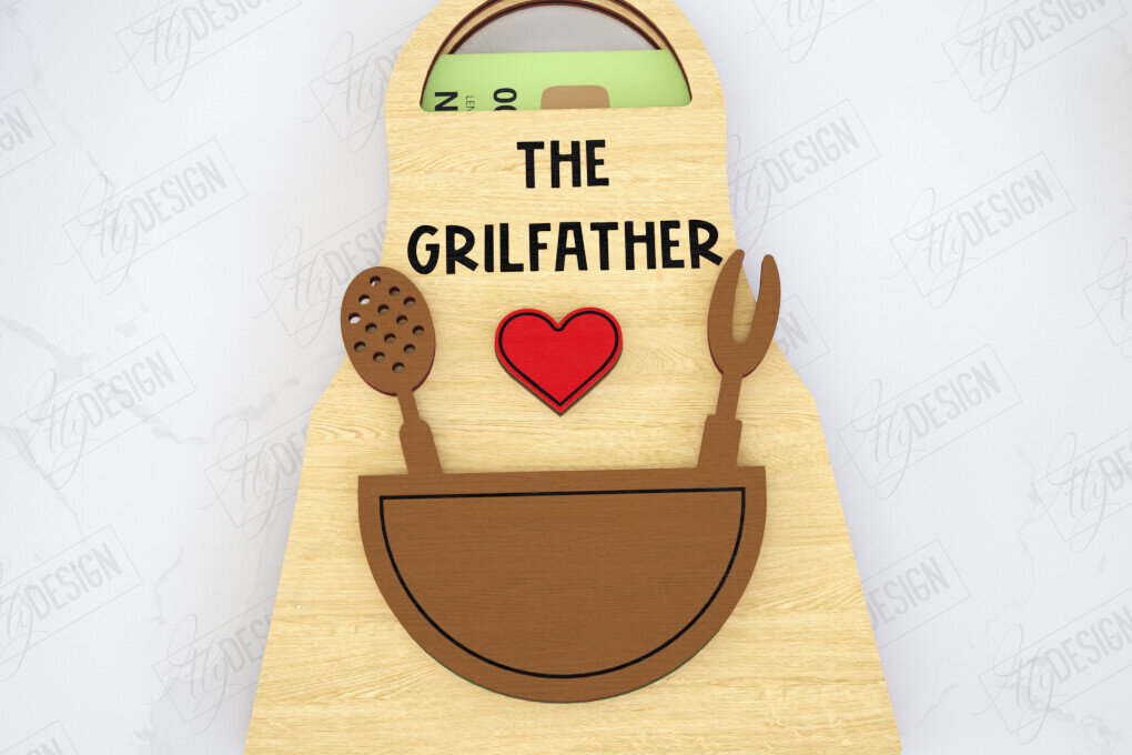 Σετ των 2 Intra απο ξύλο plywood  Χρώμα wenge 3mm-4mm πάχος - Δωροθήκη για την Ημέρα του Πατέρα | Gift Idea Δίασταση 10x15 cm INTRAFABR-69569141