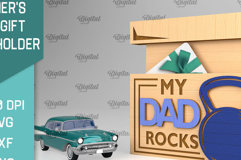 Intra απο ξύλο plywood  Χρώμα wenge 3mm-4mm πάχος - Θήκη δώρου κάρτας για την ημέρα του πατέρα Δίασταση 30x20 cm INTRAFABR-19010852