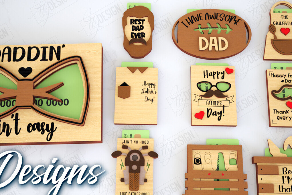 Σετ των 2 Intra απο ξύλο plywood  Χρώμα wenge 3mm-4mm πάχος - Πακέτο κατόχων δώρων για την ημέρα του πατέρα Δίασταση 10x15 cm INTRAFABR-19011058