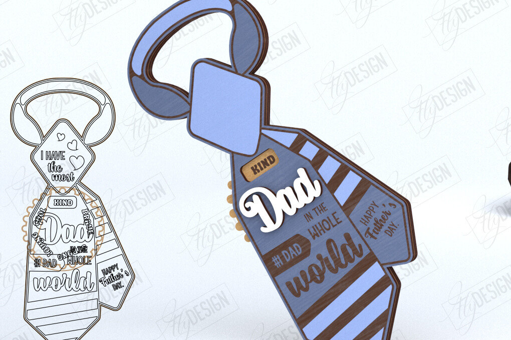 Σετ των 2 Intra απο ξύλο plywood  Χρώμα wenge 3mm-4mm πάχος - Ευχετήρια κάρτα για την Ημέρα του Πατέρα | Ξύλινη γραβάτα Δίασταση 10x15 cm INTRAFABR-8889918