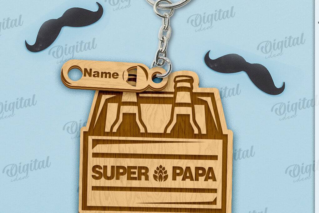 Σετ των 2 Intra απο ξύλο plywood  Χρώμα wenge 3mm-4mm πάχος - μπρελόκ για την Ημέρα του Πατέρα Δίασταση 4x4 cm INTRAFABR-105495282