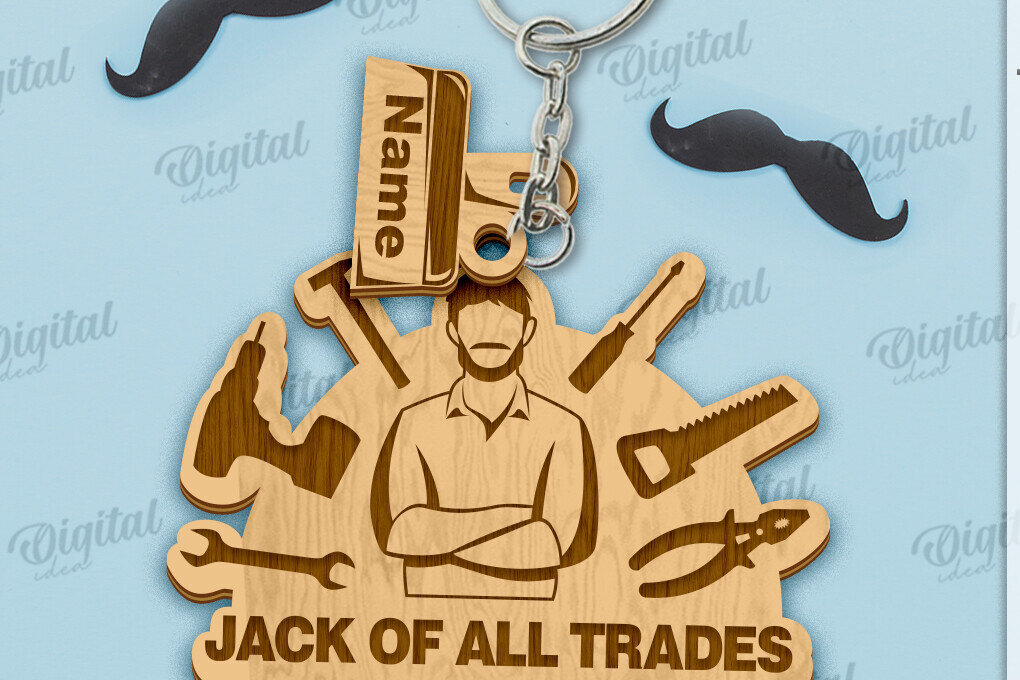 Σετ των 2 Intra απο ξύλο plywood  Χρώμα wenge 3mm-4mm πάχος - μπρελόκ για την Ημέρα του Πατέρα Δίασταση 4x4 cm INTRAFABR-105437557