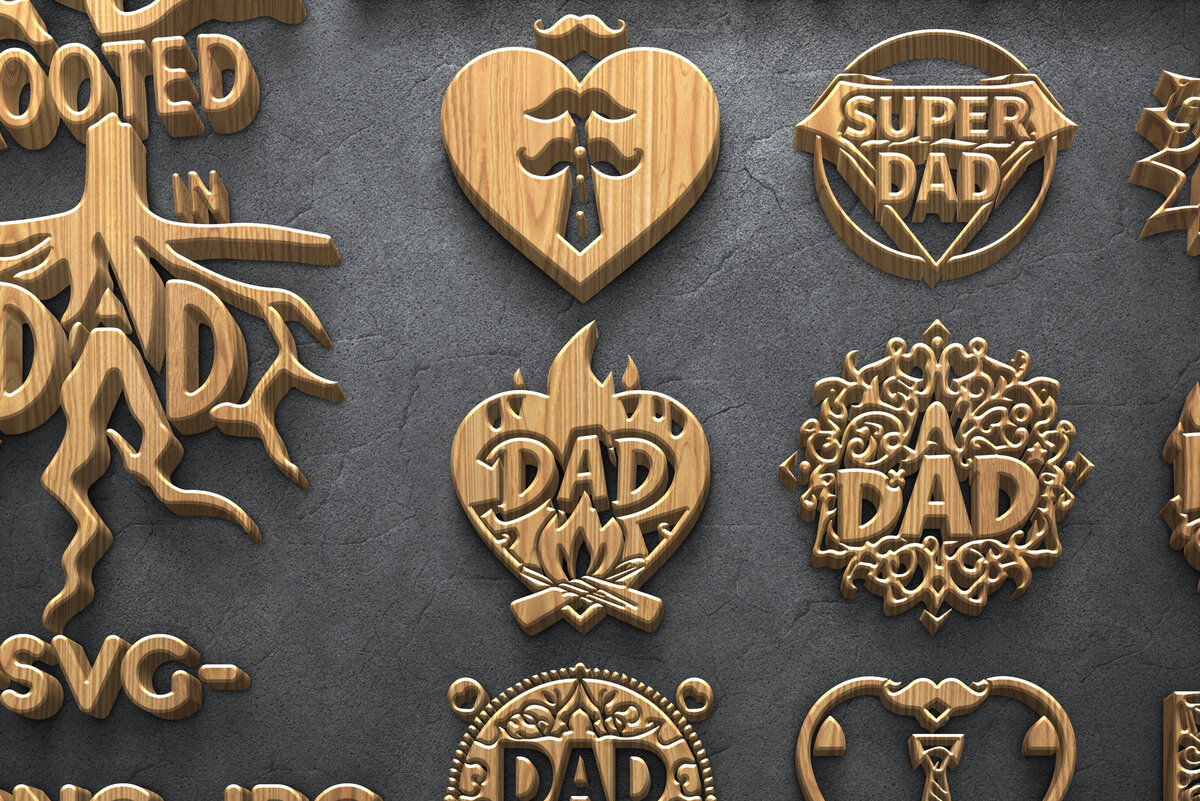 Intra απο ξύλο plywood  Χρώμα wenge 3mm-4mm πάχος - Σχέδια κοπής με λέιζερ για την ημέρα του πατέρα Δίασταση 4500x5400 cm INTRAFABR-85787056