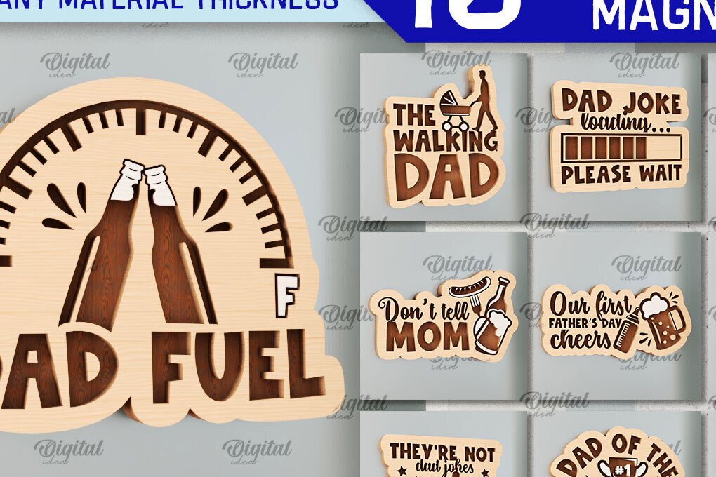 Intra απο ξύλο plywood Χρώμα wenge 3mm-4mm πάχος - Πακέτο κοπής με λέιζερ μαγνήτες για την ημέρα του πατέρα Δίασταση 30x20 cm INTRAFABR-17812623