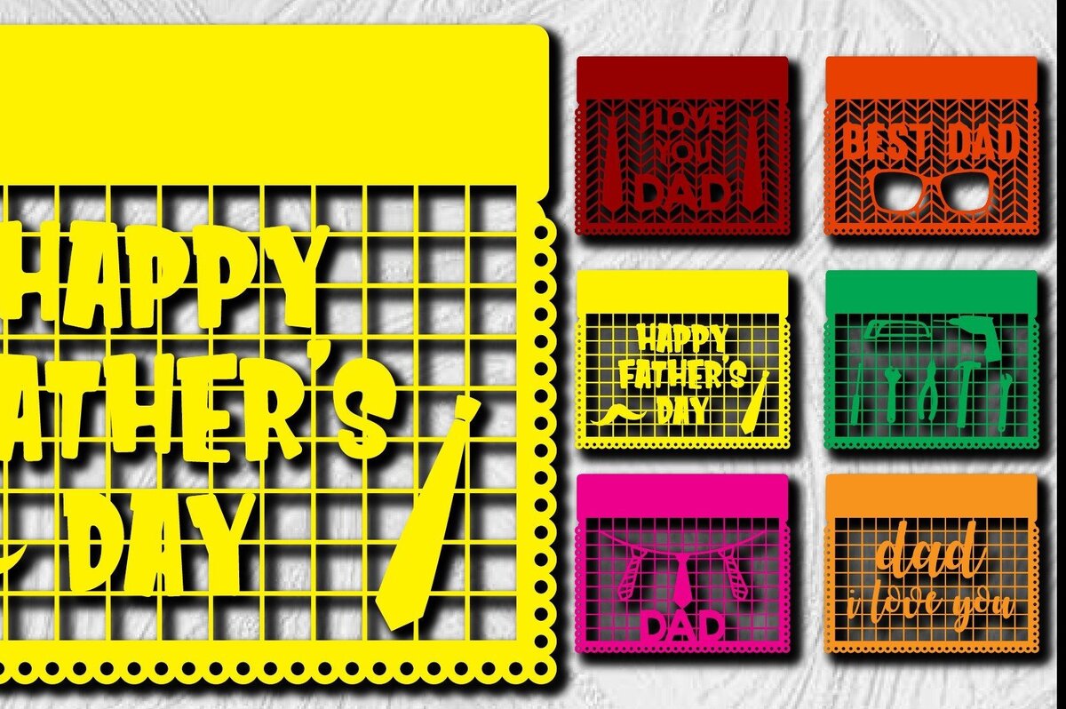 Intra απο ξύλο plywood Χρώμα wenge 3mm-4mm πάχος - Cricut για την Ημέρα του Πατέρα Papel Picado Banners Δίασταση 60x30 cm INTRAFABR-26348930