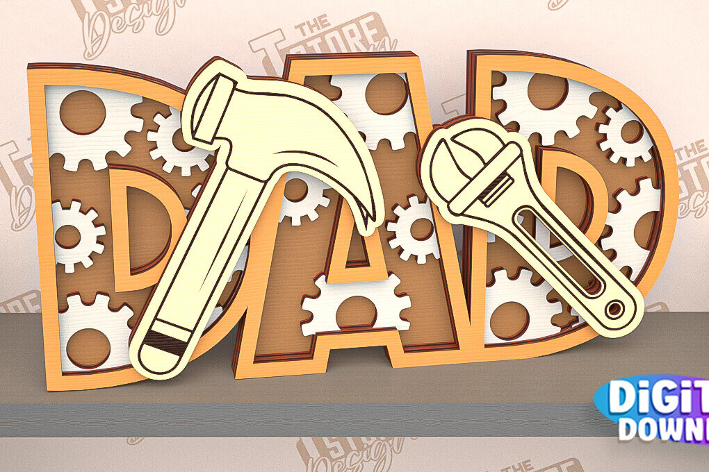 Intra απο ξύλο plywood  Χρώμα wenge 3mm-4mm πάχος - Πινακίδα ραφιού για τη γιορτή του πατέρα | τρισδιάστατη πινακίδα ραφιού Δίασταση 30x20 cm INTRAFABR-122127188