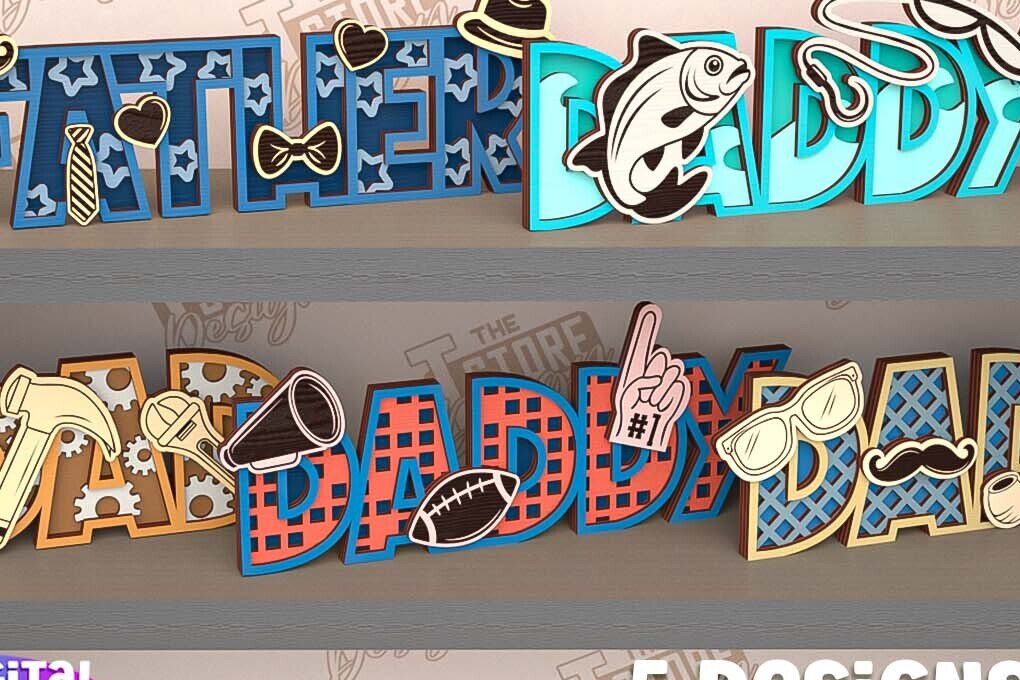 Intra απο ξύλο plywood  Χρώμα wenge 3mm-4mm πάχος - Πακέτο σχεδίασης πινακίδας για την ημέρα του πατέρα Δίασταση 30x20 cm INTRAFABR-122127391