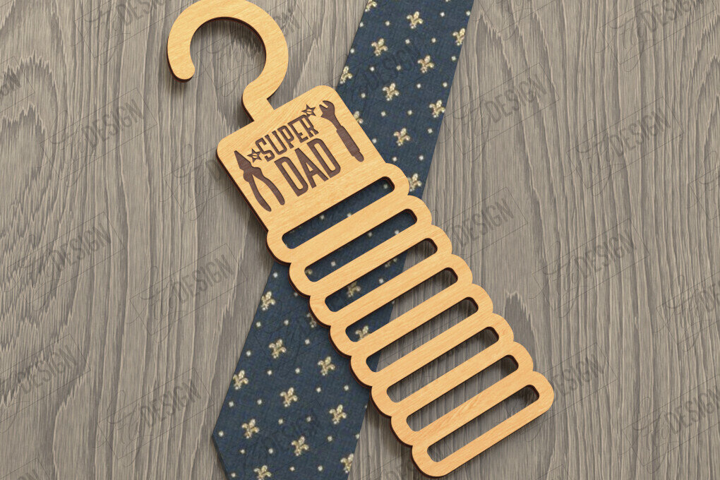 Σετ των 2 Intra απο ξύλο plywood  Χρώμα wenge 3mm-4mm πάχος - Γραβάτα για την Ημέρα του Πατέρα | Κρεμάστρα γραβάτας Δίασταση 20x20 cm INTRAFABR-123566550