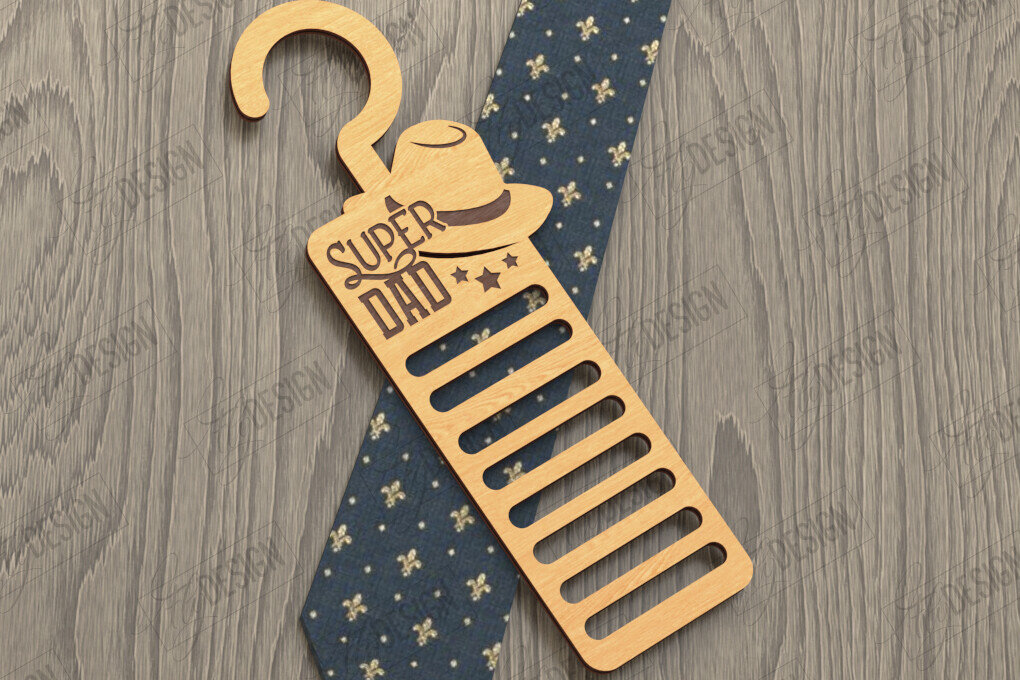 Σετ των 2 Intra απο ξύλο plywood  Χρώμα wenge 3mm-4mm πάχος - Γραβάτα για την Ημέρα του Πατέρα | Κρεμάστρα γραβάτας|CNC Δίασταση 20x20 cm INTRAFABR-17584706