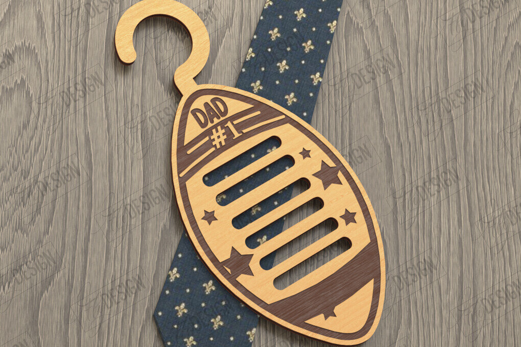 Σετ των 2 Intra απο ξύλο plywood  Χρώμα wenge 3mm-4mm πάχος - Γραβάτα για την Ημέρα του Πατέρα | Κρεμάστρα γραβάτας|CNC Δίασταση 20x20 cm INTRAFABR-16339984