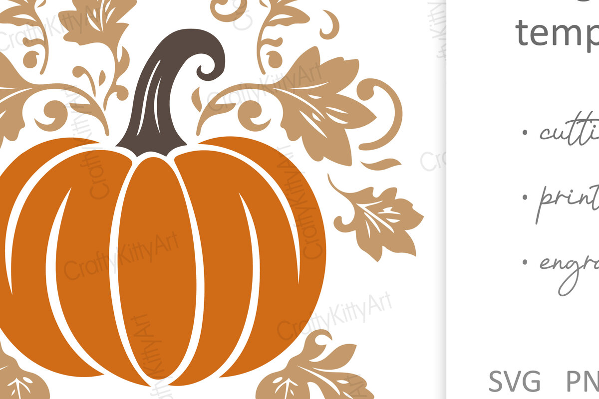 Σετ των 2 Intra απο ξύλο plywood  Χρώμα wenge 3mm-4mm πάχος - Filigree Pumpkin Cut File Δίασταση 15x15 cm INTRAFABR-106020809