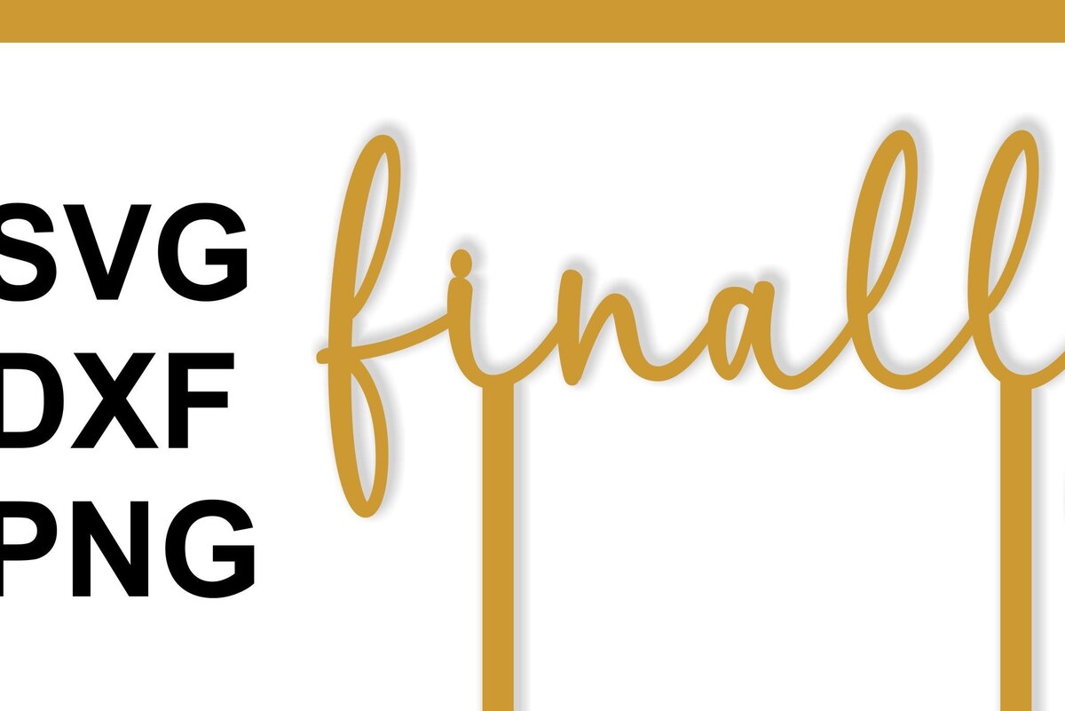 Σετ των 2 Intra απο ξύλο plywood  Χρώμα wenge 3mm-4mm πάχος - Επιτέλους Cake Topper Cut File Δίασταση 20x20 cm INTRAFABR-106020854