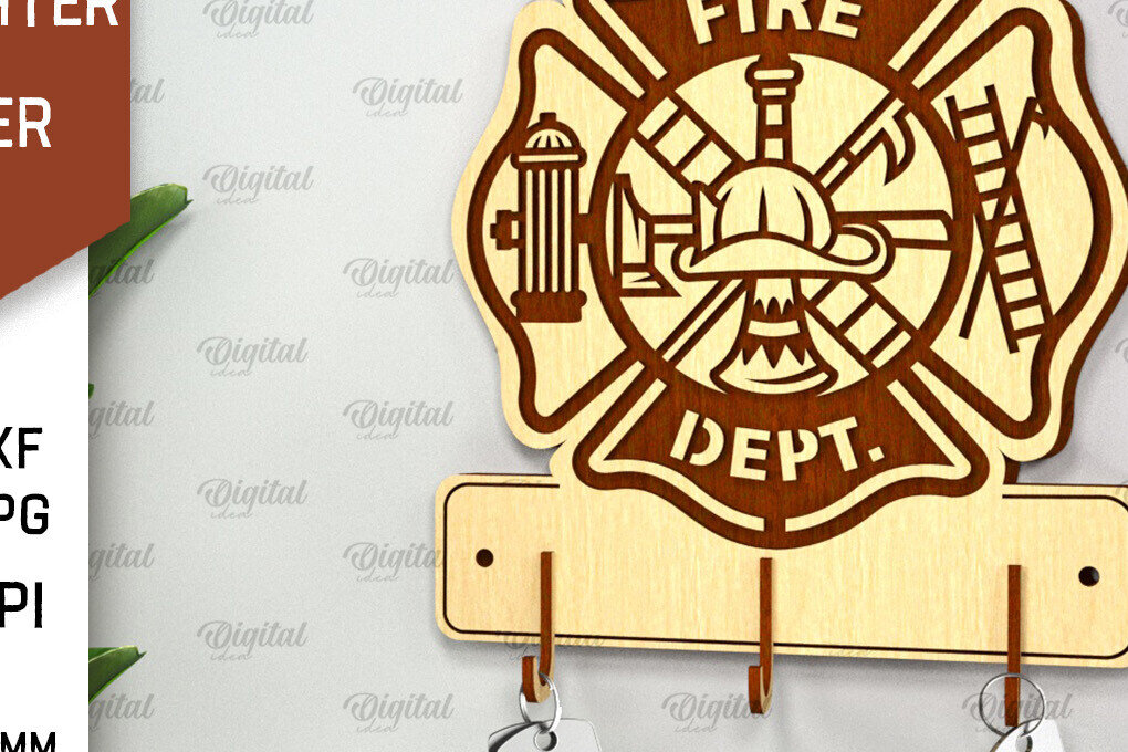 Intra απο ξύλο plywood  Χρώμα wenge 3mm-4mm πάχος - Πυροσβεστική θήκη κλειδιού Δίασταση 30x20 cm INTRAFABR-101941752