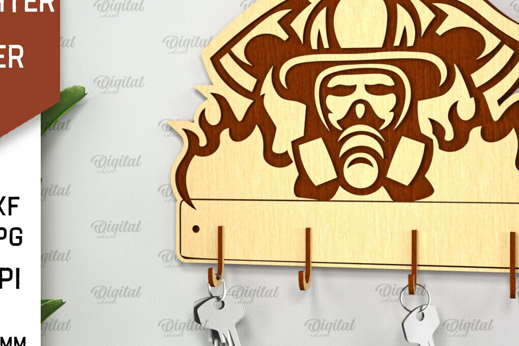 Intra απο ξύλο plywood  Χρώμα wenge 3mm-4mm πάχος - Πυροσβεστική θήκη κλειδιού Δίασταση 30x20 cm INTRAFABR-112769032