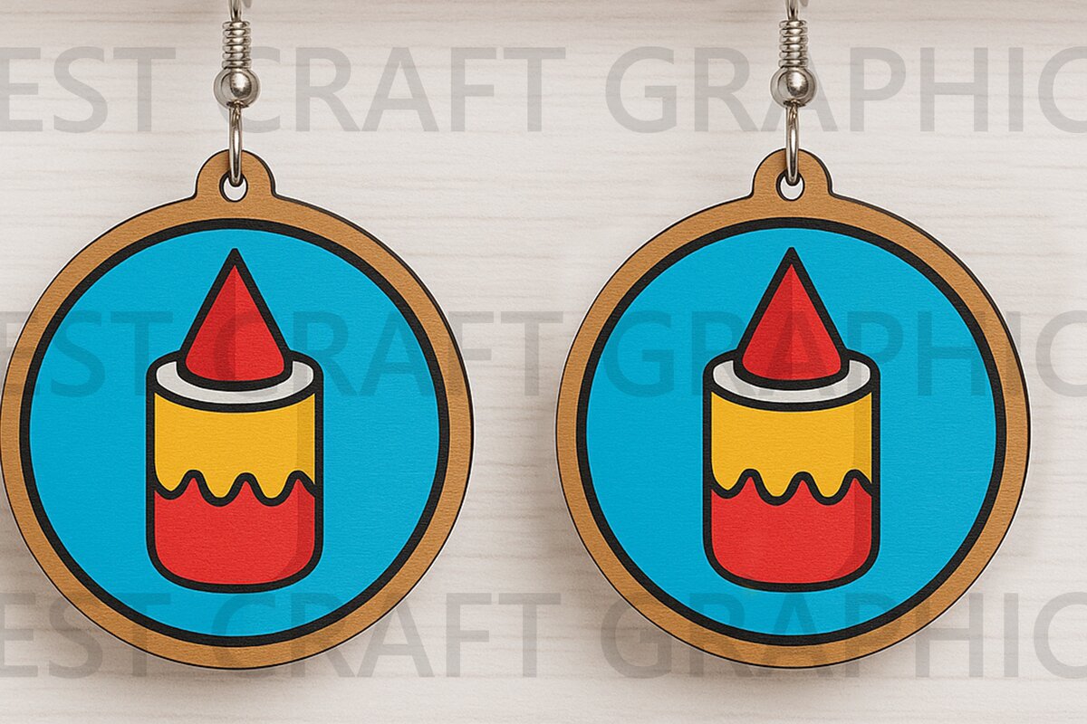 Σετ των 3 Intra απο ξύλο plywood  Χρώμα wenge 3mm-4mm πάχος - Σκουλαρίκια κοπής με λέιζερ πυροτέχνημα Δίασταση 3x3 cm INTRAFABR-123575816