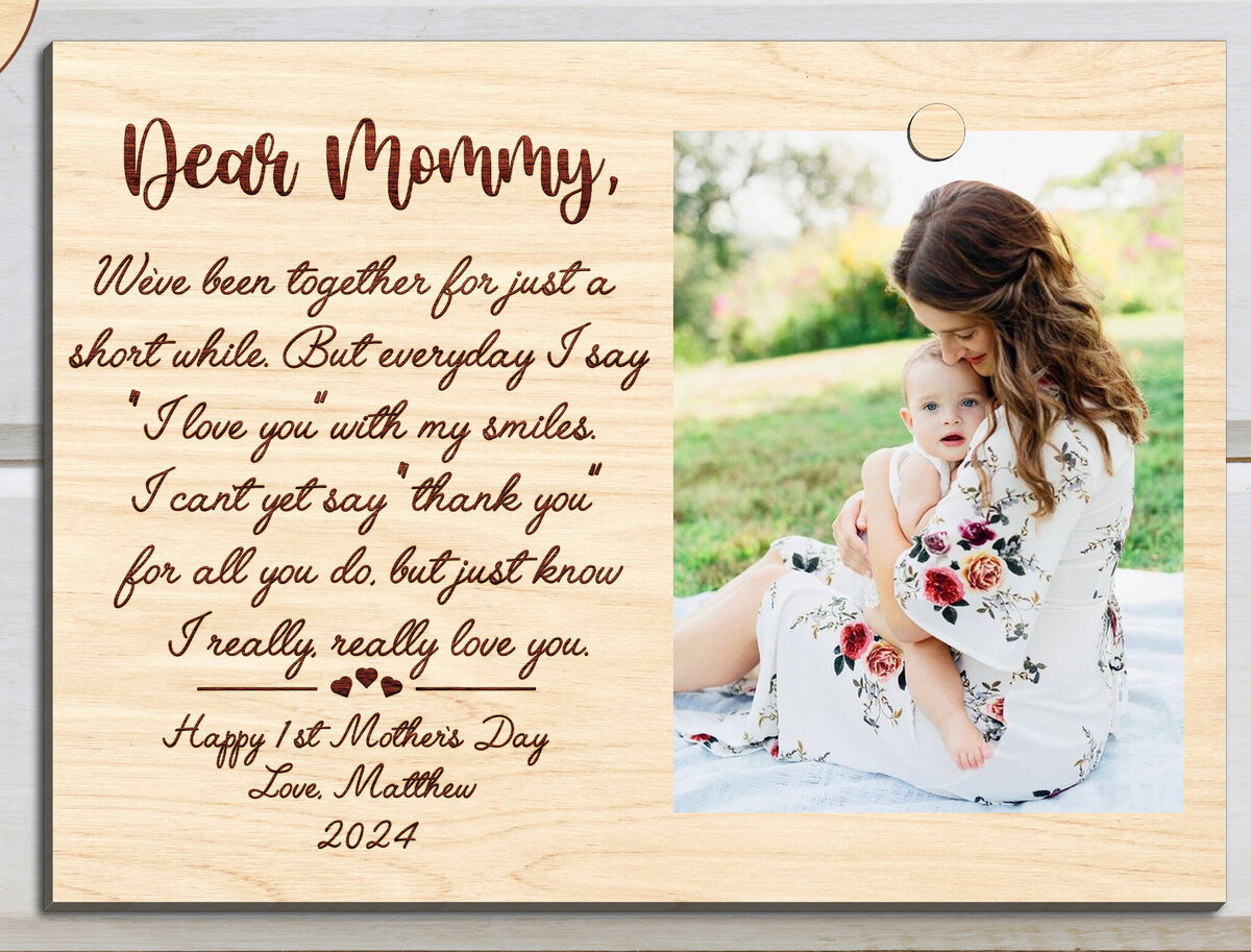 Σετ των 2 Intra απο ξύλο plywood  Χρώμα wenge 3mm-4mm πάχος - Πρώτη κορνίζα για τη γιορτή της μητέρας Δίασταση 8x6 cm INTRAFABR-24376945