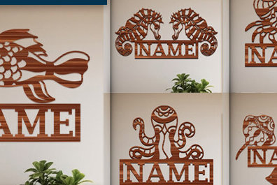 Intra απο ξύλο plywood  Χρώμα wenge 3mm-4mm πάχος - Πακέτο Sin Sign για το όνομα ψαριού Δίασταση 30x20 cm INTRAFABR-102185825