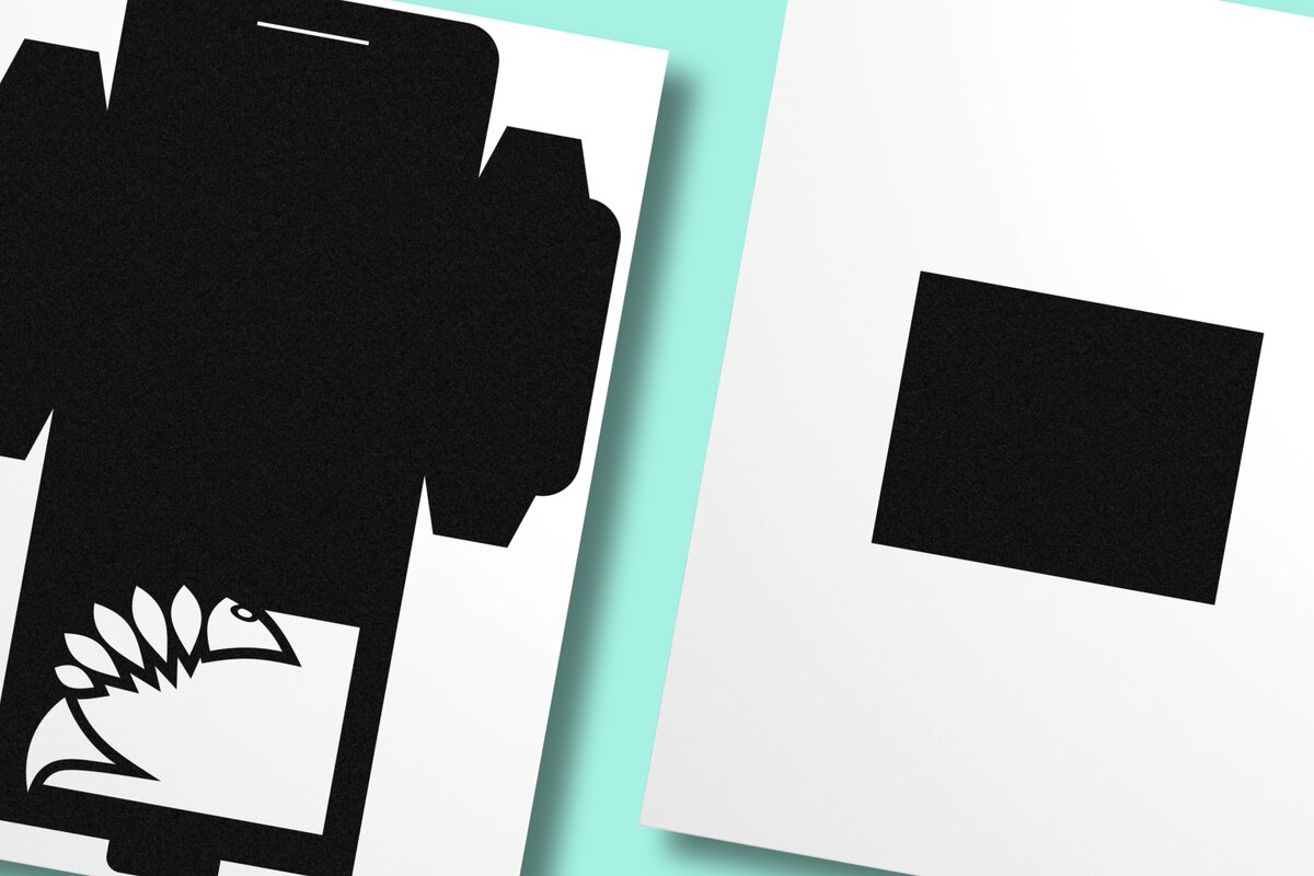 Σετ των 2 Intra απο ξύλο plywood  Χρώμα wenge 3mm-4mm πάχος - Ορθογώνιο μπομπονιέρα με φαρδιά κοψίματα ψαριού 4 Δίασταση 10x8 cm INTRAFABR-116226088