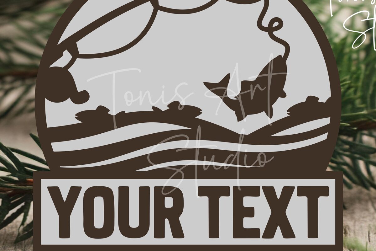 Σετ των 2 Intra απο ξύλο plywood  Χρώμα wenge 3mm-4mm πάχος - Πινακίδα ονόματος ψαρέματος , κρεμάστρα στρογγυλής πόρτας Δίασταση 20x20 cm INTRAFABR-114699703