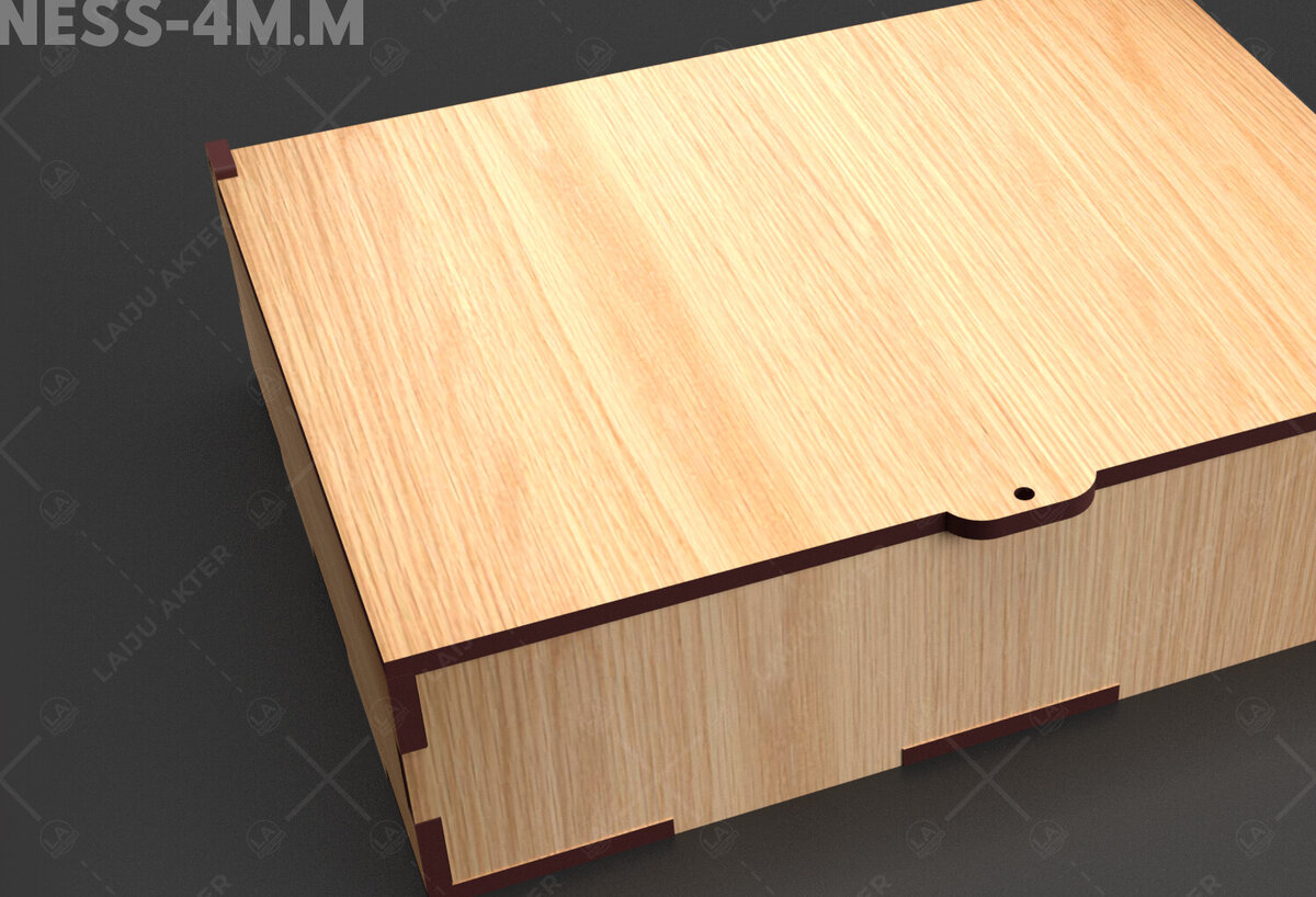 Intra απο ξύλο plywood  Χρώμα wenge 3mm-4mm πάχος - Flip Box, Καπάκια 04 Δίασταση 30x20 cm INTRAFABR-105557403