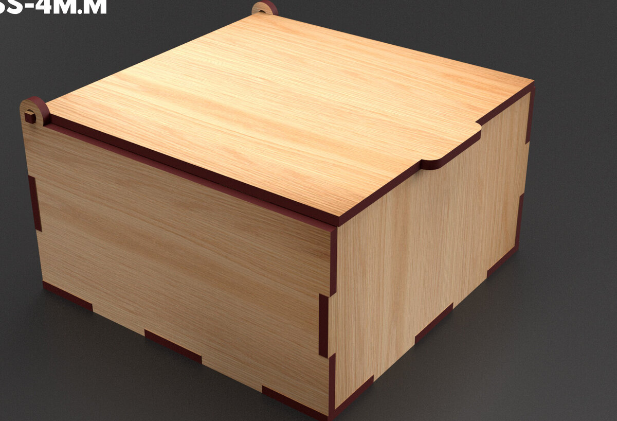 Intra απο ξύλο plywood  Χρώμα wenge 3mm-4mm πάχος - Flip Box, Καπάκια 12 Δίασταση 30x20 cm INTRAFABR-68366301
