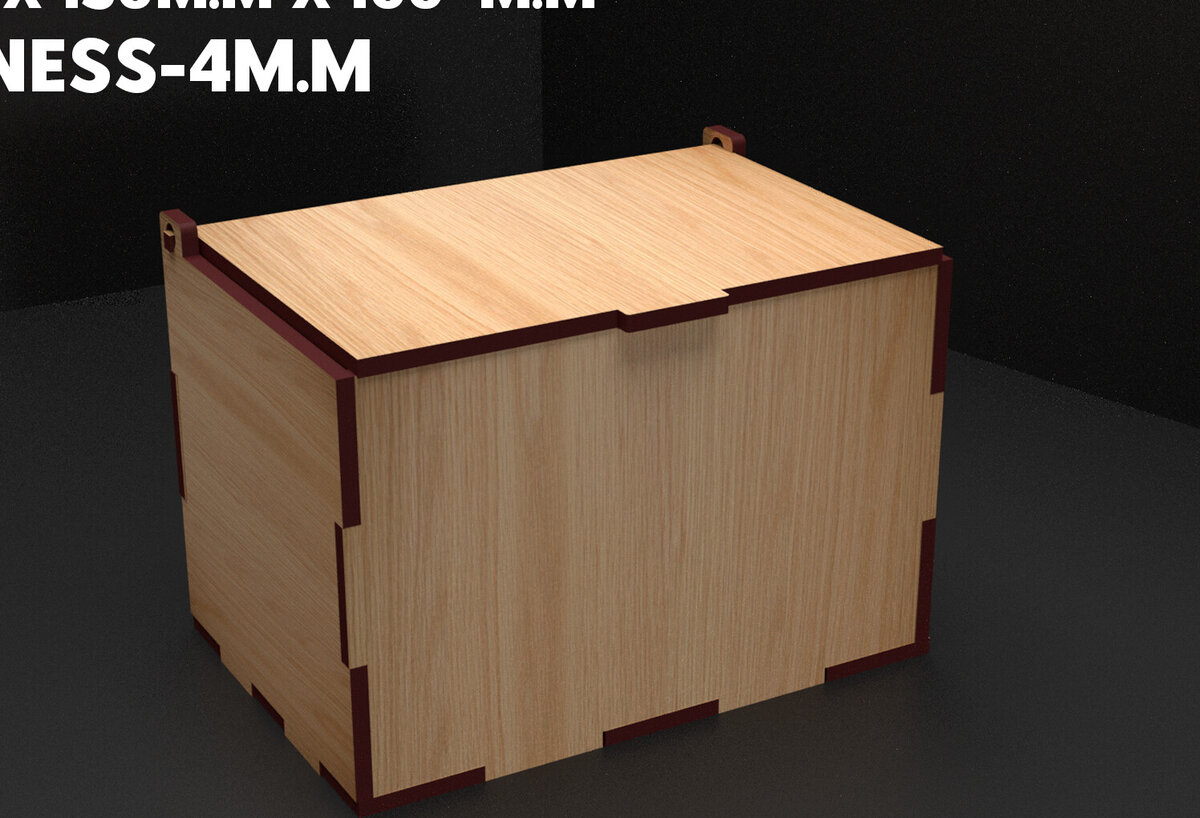 Intra απο ξύλο plywood  Χρώμα wenge 3mm-4mm πάχος - Flip Box, Καπάκια 15 Δίασταση 30x20 cm INTRAFABR-102191353