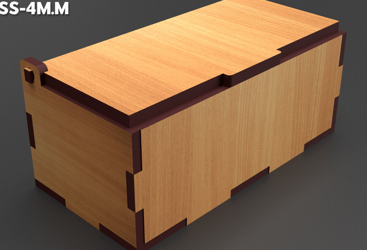 Intra απο ξύλο plywood  Χρώμα wenge 3mm-4mm πάχος - Flip Box, Καπάκια 21 Δίασταση 30x20 cm INTRAFABR-122554392