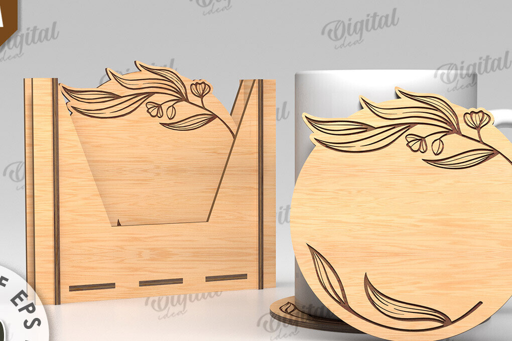 Intra απο ξύλο plywood  Χρώμα wenge 3mm-4mm πάχος - Σουβέρ λουλουδιών με κουτί αποθήκευσης Δίασταση 30x20 cm INTRAFABR-68700968