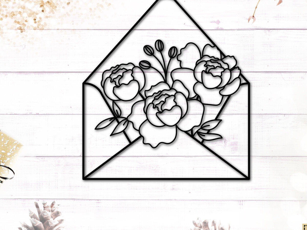 Σετ των 2 Intra απο ξύλο plywood  Χρώμα wenge 3mm-4mm πάχος - Φάκελος Floral Δίασταση 20x20 cm INTRAFABR-120267094