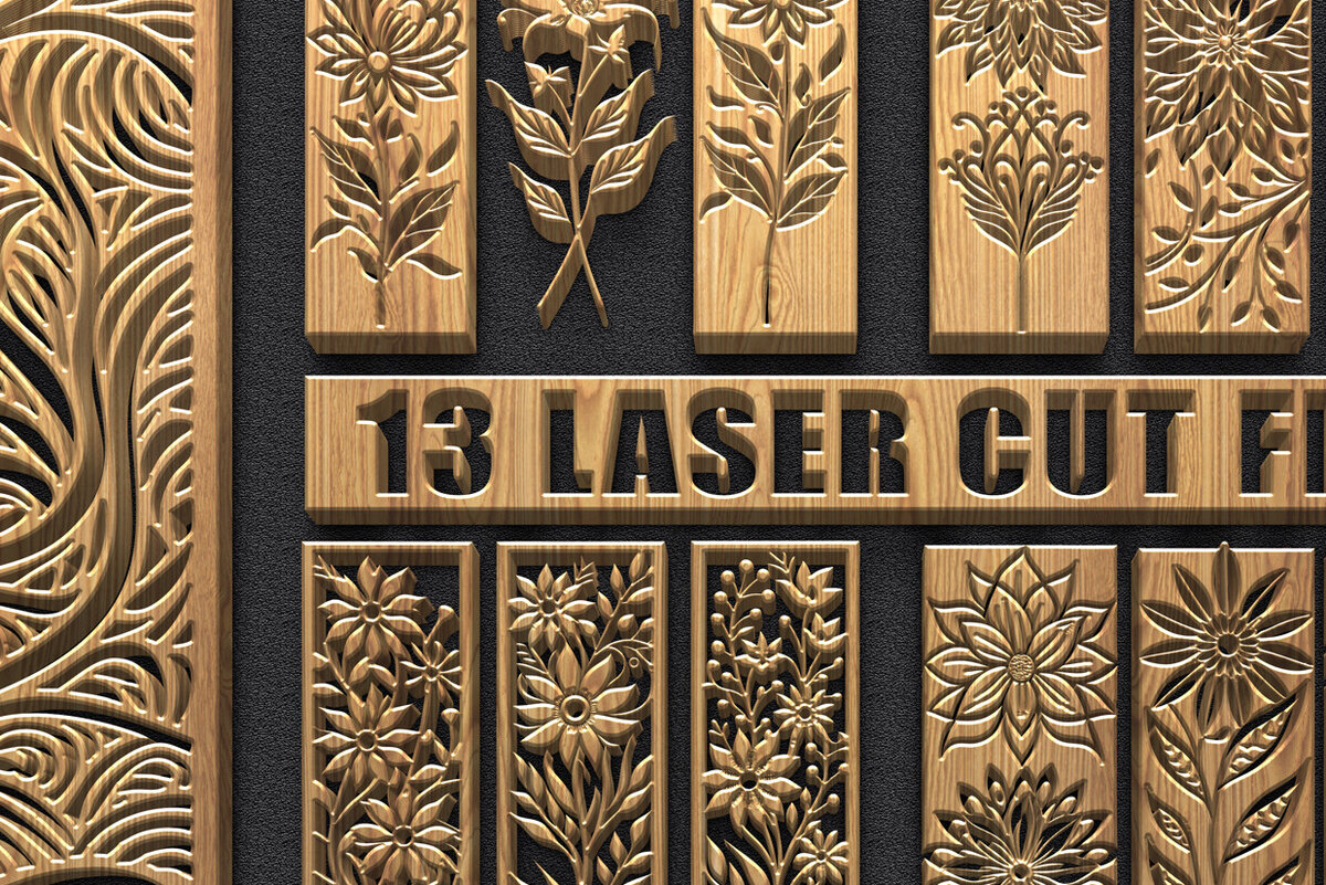 Intra απο ξύλο plywood  Χρώμα wenge 3mm-4mm πάχος - Πακέτο πάνελ κοπής με φλοράλ λέιζερ Δίασταση 3600x5400 cm INTRAFABR-102942108