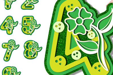 Intra απο ξύλο plywood  Χρώμα wenge 3mm-4mm πάχος - Floral Number 3D Design Δίασταση 30x20 cm INTRAFABR-120389967