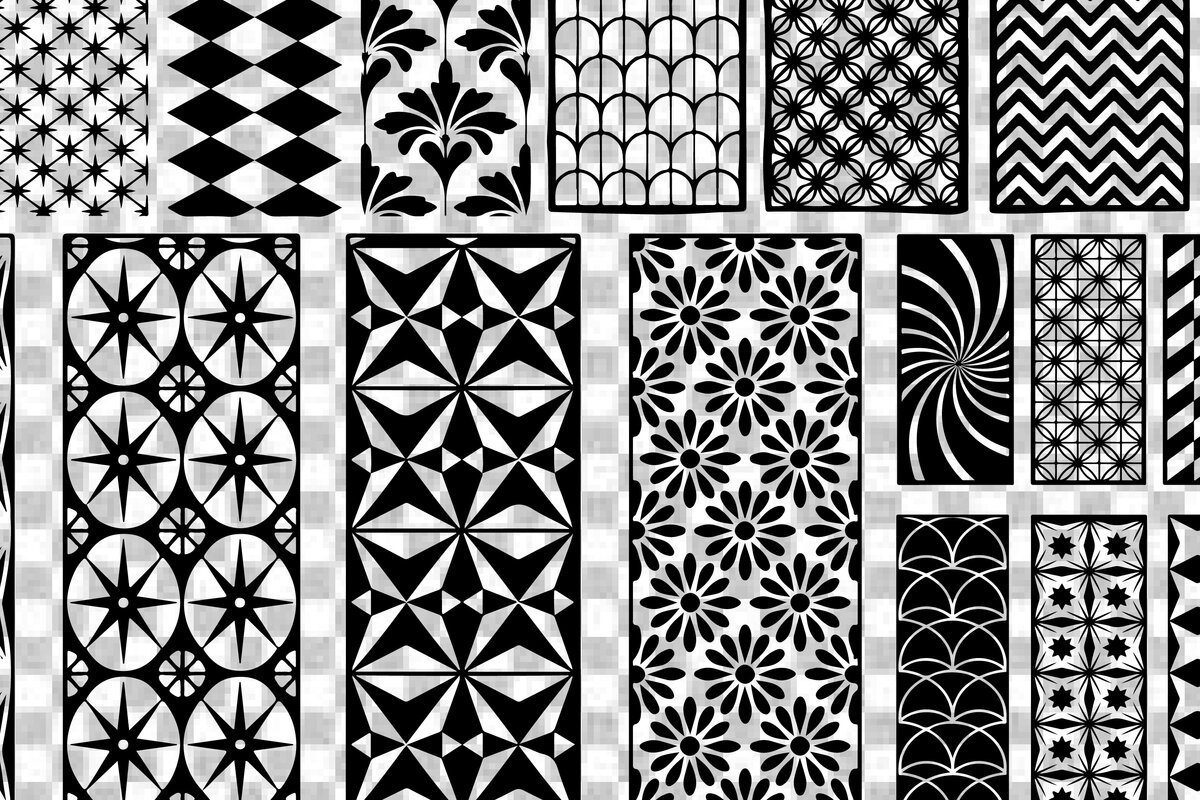 Σετ των 2 Intra απο ξύλο plywood  Χρώμα wenge 3mm-4mm πάχος - Στένσιλ νυχιών με λουλουδάτο σχέδιο με λέιζερ Δίασταση 4x4 cm INTRAFABR-113057069