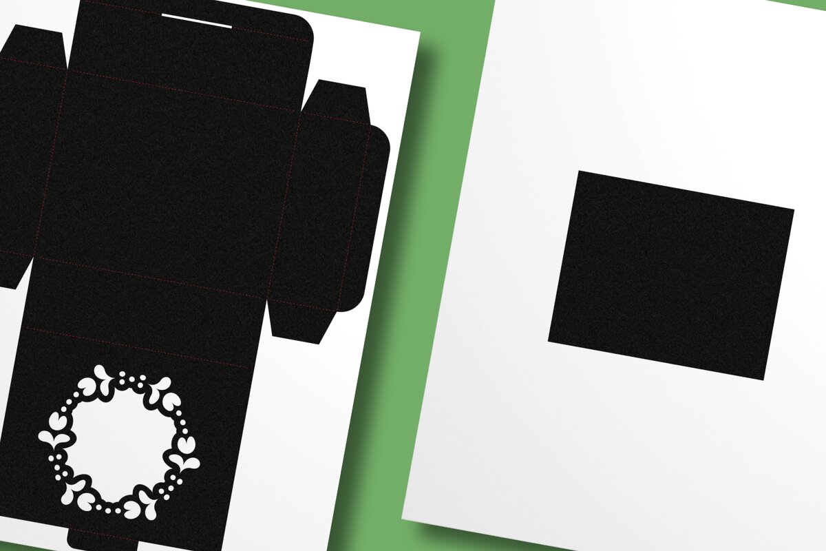 Σετ των 2 Intra απο ξύλο plywood  Χρώμα wenge 3mm-4mm πάχος - Μπομπονιέρα με φλοράλ Δαχτυλίδι Ορθογώνιο Μπομπονιέρα Δίασταση 10x8 cm INTRAFABR-110670738