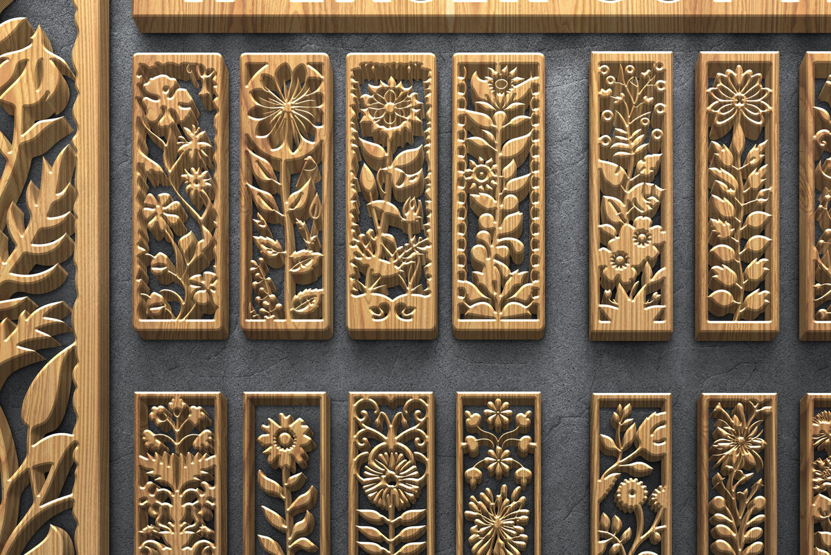 Intra απο ξύλο plywood  Χρώμα wenge 3mm-4mm πάχος - με λέιζερ πάνελ floral ξύλου Δίασταση 3200x7200 cm INTRAFABR-78617368