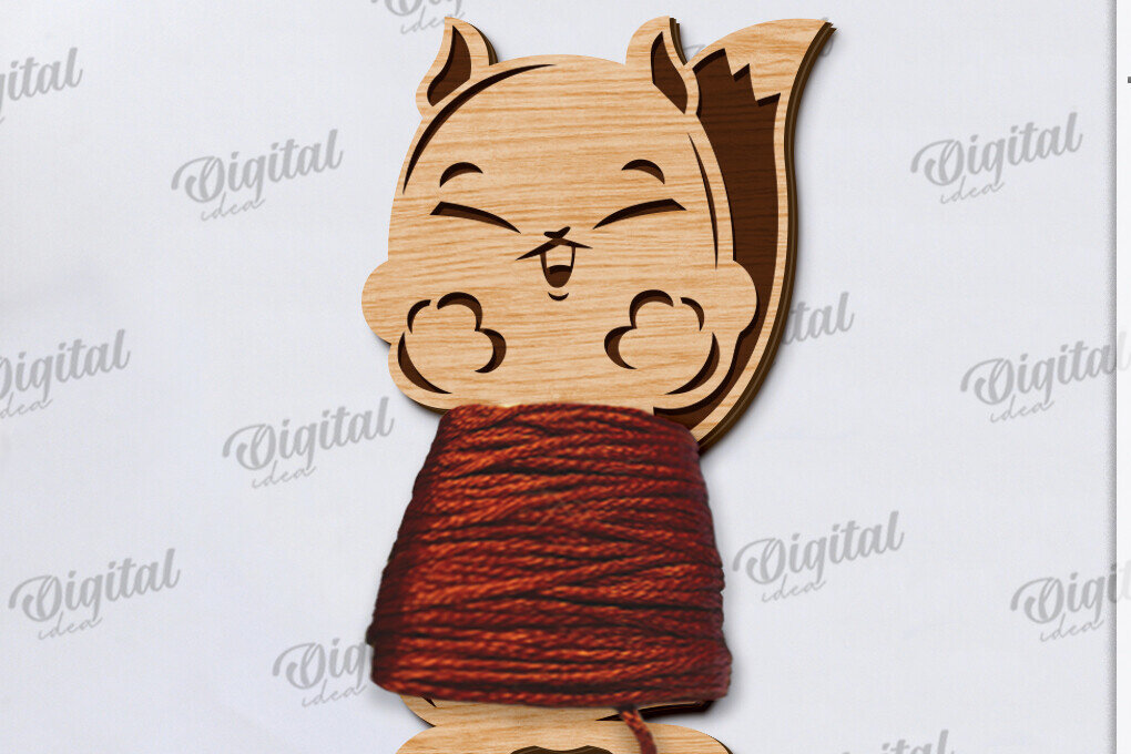 Intra απο ξύλο plywood  Χρώμα wenge 3mm-4mm πάχος - Floss Bobbin Δίασταση 30x20 cm INTRAFABR-97082975